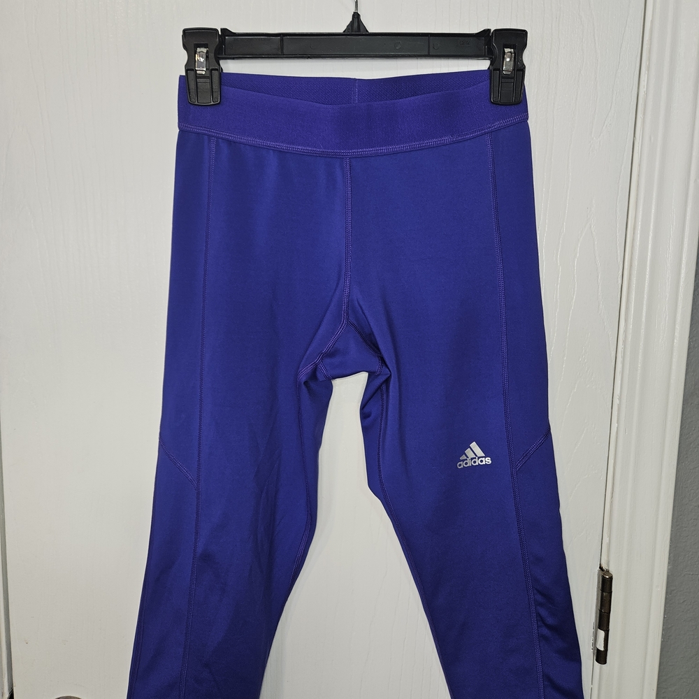 Adidas Kids Purple Yoga Capris